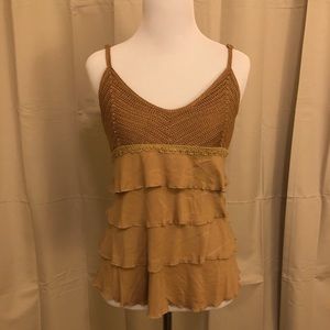 Forever21 Gold Tank Top. Size S.